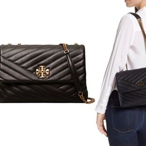 NWT tory burch kira chevron lambskin crossbody